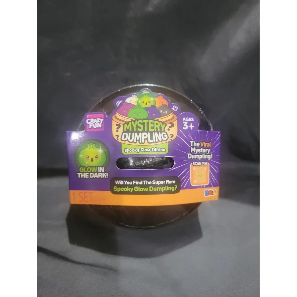 Crazy Fun Mystery Dumpling Spooky Glow Edition Glow in the Dark Squishy Sealed